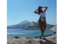 Ευρυδίκη Βαλαβάνη: Διακοπές στη Μήλο με… (φωτό)