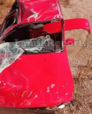 Θρήνος στη Λαμία: Νεκρός 33χρονος μετά από τροχαίο – Σμπαράλια το αυτοκίνητο (ΦΩΤΟ)