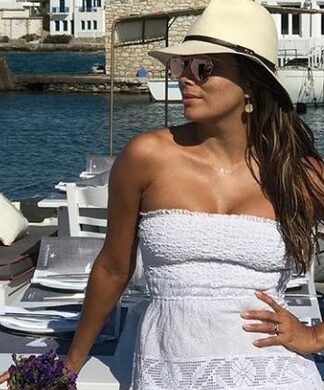 Η Εύα Λονγκόρια χαλαρώνει στη Μύκονο (φωτο)