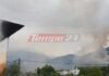 Μεγάλη φωτιά στην Αχαΐα. Έφτασε δίπλα σε σπίτια