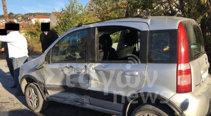 Καλαμπάκα: Τροχαίο μπροστά σε σχολείο – Σύγκρουση οχημάτων μπροστά στα μάτια μαθητών