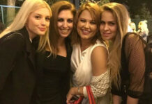 Νικολέτα Βλαβιανού: Βραδινή έξοδος με τις κόρες της