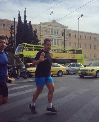 Ο Νικολά Σαρκοζί κάνει τζόγκινγκ στο Σύνταγμα!