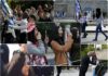 Η παρέλαση τα είχε όλα: Ο αφρικανός σημαιοφόρος, η παραστάτρια με την μαντήλα, οι… ασιάτισες τουρίστριες και του "ντου" της Ελένης Λουκά.