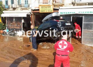 Σύμη: Σε κατάσταση έκτακτης ανάγκης – Νέες εικόνες καταστροφής – Ανυπολόγιστες ζημιές από την κακοκαιρία
