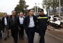 Στην Μάνδρα ο Τσίπρας – Ενημερώθηκε για την πορεία αντιμετώπισης της καταστροφής