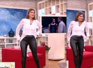 Σταματίνα Τσιμτσιλή: Το πλάνο με τη φουσκωμένη κοιλίτσα της και η κίνηση να μη φανεί…
