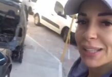 Στα social media το καμένο αυτοκίνητο της Χατζίδου