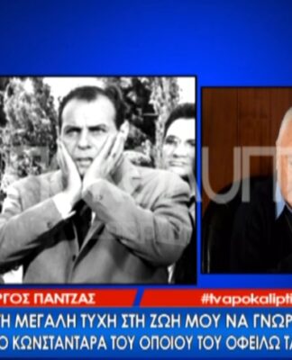 “Λύγισε” ο Γιώργος Πάντζας μιλώντας για τον Λάμπρο Κωνσταντάρα!