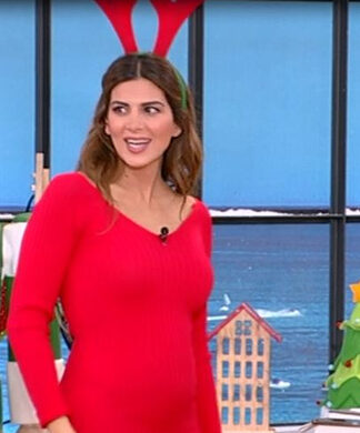 Σταματίνα Τσιμτσιλή: Το θεόστενο φόρεμα, η φουσκωμένη κοιλίτσα και τα σχόλια των συνεργατών της!