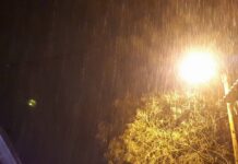 Χιονίζει στα ορεινά της Θεσσαλονίκης