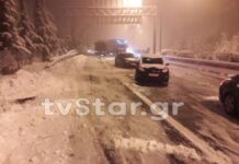 Μαρτίνο ταλαιπωρίας για εκατοντάδες οδηγούς – Απεγκλωβίστηκαν μετά από 8 ώρες