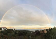 Ουράνιο τόξο… ζωγραφιά στα Χανιά