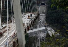 Τραγωδία στην Κολομβία: Κατέρρευσε γέφυρα, σκοτώθηκαν εννέα εργάτες – Σοκαριστικές εικόνες