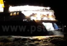Μάχη με τα κύματα για το "Blue Star Naxos"