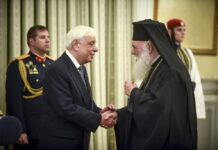 Στο Προεδρικό Μέγαρο ο Αρχιεπίσκοπος Ιερώνυμος – Συνάντηση "κλειδί" για το Σκοπιανό με τον Παυλόπουλο
