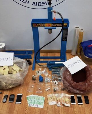 Πέντε συλλήψεις για ναρκωτικά στη Θεσσαλονίκη