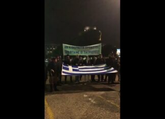 Τραγουδώντας ριζίτικα έφτασαν στον Λευκό Πύργο οι Κρητικοί βρακοφόροι