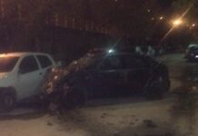 Σοκαριστικό τροχαίο στη Λάρισα – «Απογείωσε» το αυτοκίνητο και… διέλυσε τα πάντα
