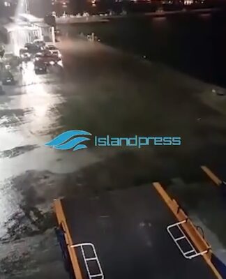 Θρίλερ στο λιμάνι της Νάξου. "Μάχη" του Blue Star Delos με τα 9 μποφόρ