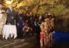 Θεοφάνεια 2018: Αγιασμός των υδάτων στα Σπήλαια του Διρού. Εντυπωσιακές εικόνες
