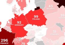 Χάρτης: Τα πολεμικά αεροσκάφη στην Ευρώπη – Πόσα έχει η Ελλάδα και πόσα η Τουρκία