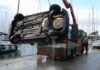 Γυναίκα οδηγός έπεσε στη θάλασσα στη Μαρίνα Καλαμάτας