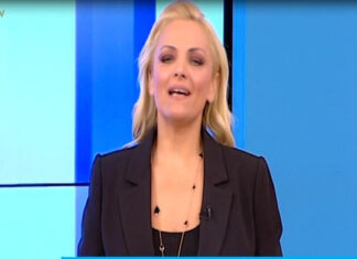 Στα μαύρα η Χριστίνα Λαμπίρη