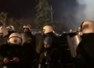 ΠΑΟΚ – Ολυμπιακός: Μπουκάλια και χημικά έξω από την Τούμπα