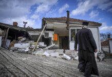 Τρίκαλα: Συγκλονίζουν οι εικόνες από την Πιαλεία – Μεγάλες ζημιές από τις κατολισθήσεις