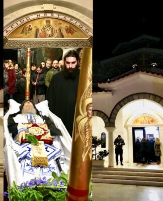 ΓΕΡΟΝΤΑΣ ΝΕΚΤΑΡΙΟΣ ΒΙΤΑΛΗΣ – ΛΑΥΡΙΟ: Ολονύκτιο λαϊκό προσκύνημα (ΦΩΤΟ + ΒΙΝΤΕΟ)