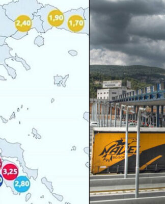 H Ελλάδα γέμισε με διόδια και αυτός ο χάρτης το αποδεικνύει