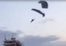 Σοκαριστικές εικόνες. Συγκρούστηκαν με τα αλεξίπτωτα και πέθανε
