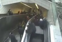 Τον «κατάπιαν» οι κυλιόμενες σκάλες στο μετρό