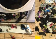 Φωτογραφίες δείχνουν πως το πλυντήριο ρούχων τρώει τις κάλτσες μας