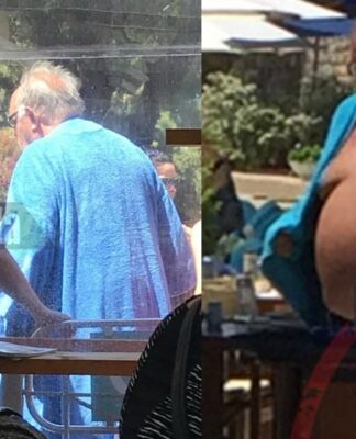 Ο Θόδωρος Πάγκαλος έκανε βουτιές στη λίμνη Βουλιαγμένης