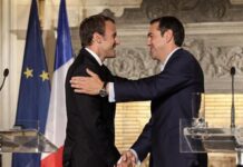 Επικοινωνία Τσίπρα – Μακρόν για Συρία, τουρκική προκλητικότητα και ΠΓΔΜ