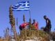 Ελληνόπουλα ύψωσαν την γαλανόλευκη στη βραχονησίδα «Μικρός Ανθρωποφάς»