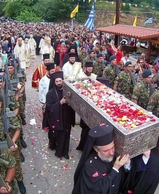 Μεγαλοπρεπής εορτασμός του Οσίου Ιωάννου του Ρώσσου στην Εύβοια
