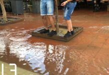 Ξανά… Βενετία η Θεσσαλονίκη – Βροχή και χαλάζι «βούλιαξαν» την πλατεία Ευόσμου