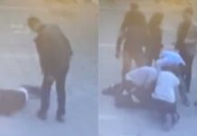 Τούρκος σήκωσε χέρι και χτύπησε γυναίκα και οι περαστικοί τον έδειραν όλοι μαζί