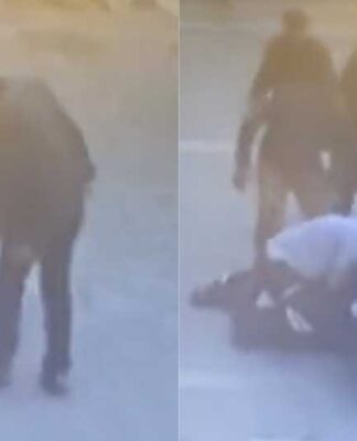 Τούρκος σήκωσε χέρι και χτύπησε γυναίκα και οι περαστικοί τον έδειραν όλοι μαζί