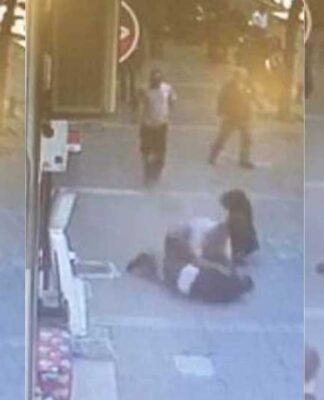 Είδε κάποιον να δέρνει την πρώην γυναίκα του και τον πλάκωσε στο ξύλο με κεφαλιές