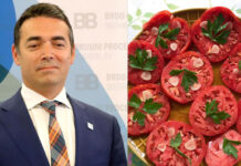 Ο υπουργός Εξωτερικών των Σκοπίων διαφημίζει τις «μακεδονικές» ντομάτες