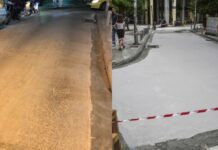 Χάλασε ο πρώτος «λευκός» δρόμος στην Αθήνα με την πρώτη βροχή