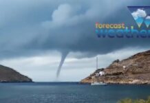 Υδροστρόβιλος στην Σέριφο εντυπωσίασε τους λουόμενους