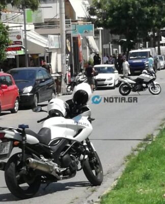 Σκηνές από αστυνομική ταινία στον Άλιμο – Πυροβολισμοί και περιπετειώδης διαφυγή του επίδοξου ληστή – video