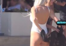Μύκονος: Μπήκε με την φίλη της στην πισίνα και προκάλεσαν ταχυκαρδίες