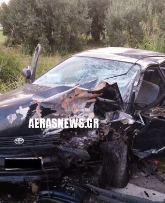 Αγρίνιο: Σφοδρή σύγκρουση οχημάτων στον δρόμο προς Αμφιλοχία – Νεκρός ο ένας οδηγός