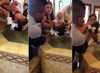 Mεξικό: 3χρονη έβριζε τον παπά την ώρα που τη βάφτιζε